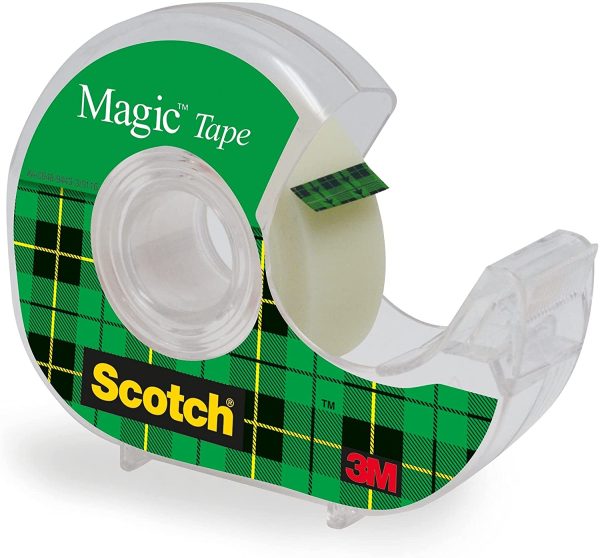 Magic Tape with Dispensered Roll, 19mm x 25m