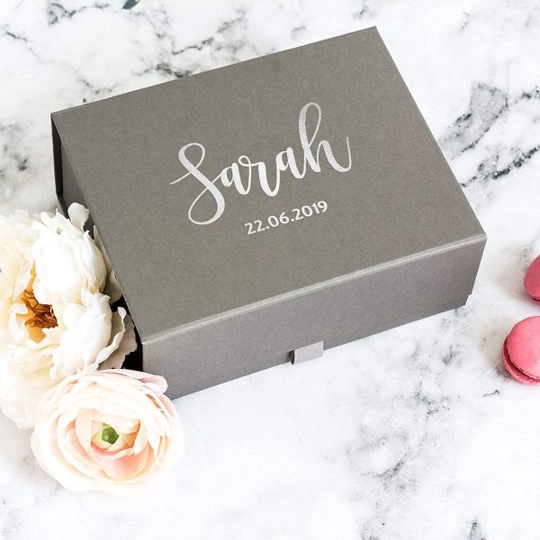 Personalised Gift Box with Real Foil Name | Custom Gift Box - Image 2