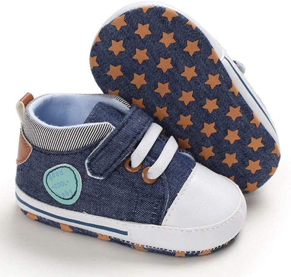 MASOCIO Baby Boy First Walking Shoes Infant Toddler Trainer Soft Sole Anti-Slip Prewalker - Image 3