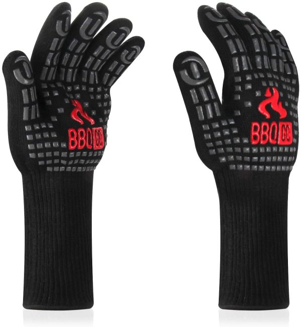 Inkbird BBQ Gloves Heat Resistant, 1472?H Extreme Heat Resistant Grill Gloves, Long Wrist Protect, Non-Slip Silicone, Barbecue Gloves for Cooking BBQ - Image 7