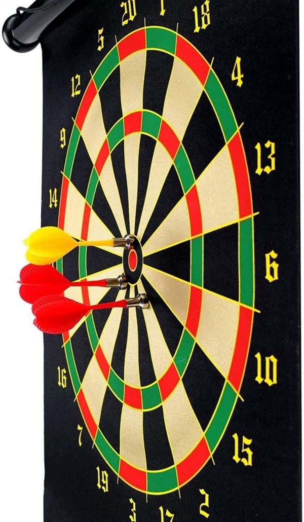 HelaCueil Magnetic Safe Dartboard Set ?38cm /15-inch - for Children and Adults Dartboard - Image 4