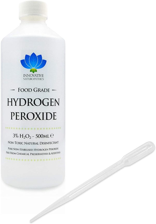 Food Grade Hydrogen Peroxide - Purest Grade 3% - 500ml - Unstabilized and Additive Free - 10 Vols - Image 5