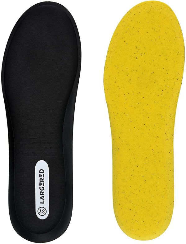 LARGERED Memory Foam Insoles for Men&Women,Cushioning Comfort Shoe Inserts for Work Boots,Walking Boots,Ladies Trainers,Sports Running Shoes,Sneakers,Replacement Support Pads UK size 3-12 - Image 5