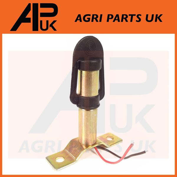 Rotating Flashing Amber Beacon Mount Flexible DIN Pole Tractor Mounting Light - Image 4