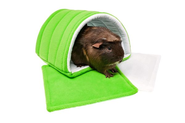 Guinea Pig and small animal fleece tunnel with two WATERPROOF pads made by ATALAS - Image 7