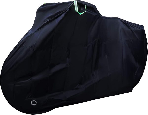 Rockoo | Bike Cover for Outdoor Storage | Heavy Duty 190T Nylon Rain UV Protection Dustproof with Lock Holes and Storage Bag | Perfect for Mountain, Road Bikes/Bicycle ?C - Image 5