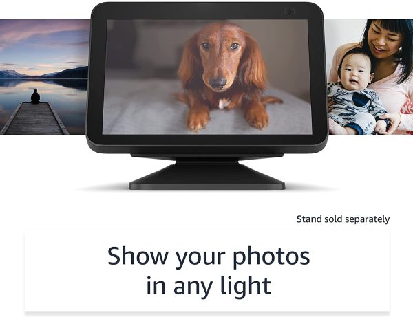 Echo Show 8 | 2nd generation (2021 release), HD smart display with Alexa and 13 MP camera | Charcoal