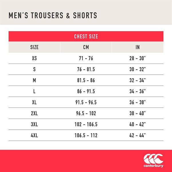 Canterbury Men's Professional Polyester Rugby Shorts