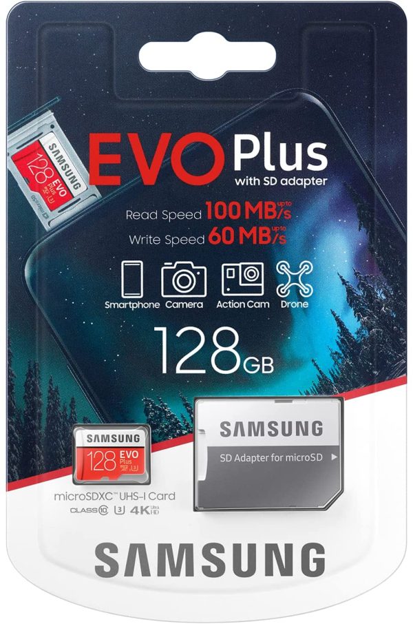 Evo plus 128GB Micro SD SDXC Class 10 memory card U3 100MB/S (MB-MC128HA APC) - Image 4