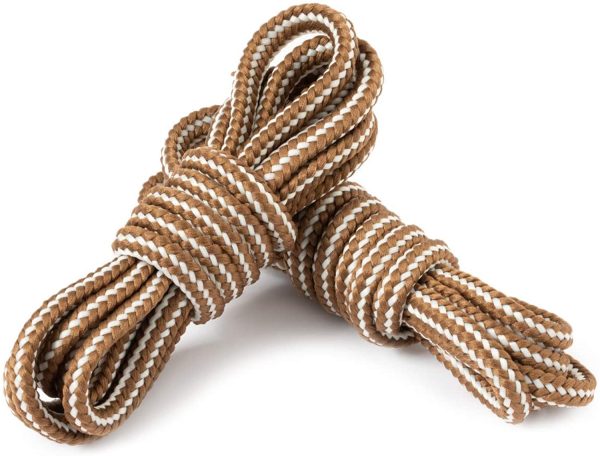 LARGERED Round Work Boot Laces Heavy Duty,Durable Shoelaces for Hiking,Walking,Outdoor Boots and Steel Toe Cap Boots,Replacement Laces for Casual Footwear and Hunting Boots,Ribbon Shoelace for Ladies. - Image 7