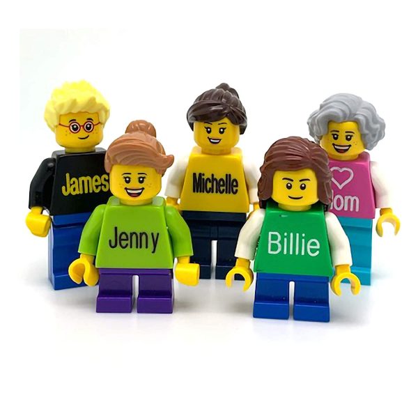 Personalised Mini Figure. Made using up-cycled Lego - Image 4