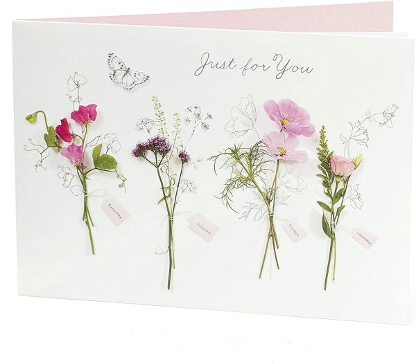 Birthday Card for Her - Friend Birthday Card - Beautiful Floral Design, 535790-0-1 - Image 3