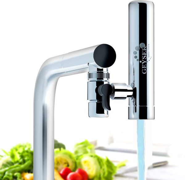 Geyser Euro - Water Filter for Kitchen tap, Water Purifier with Unique Material Aragon, Long-Lasting Mount Faucet Filter with Switch, Water Purification System, Water Filtration - Image 6