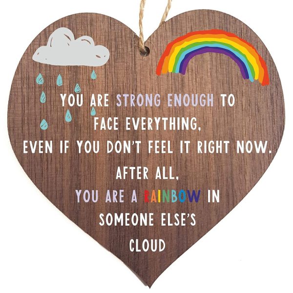 Rainbow gifts | Rainbow in someone else??s cloud | thinking of you - miss you gifts for best friend Keyworker | cheer up gifts | inspirational gifts for women - Image 2