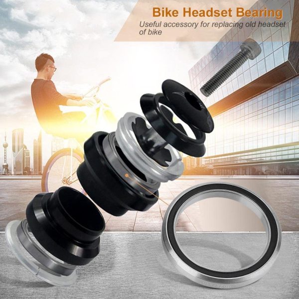 Bicycle Bearings, Steel Ring Bike Headset Sealed Bearings Single Repair Accessory - Image 7