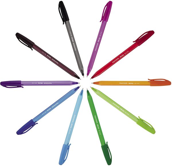 Paper Mate InkJoy 100ST Ballpoint Pens | Medium Point (1.0mm) | Classic Colours | 4 Count - Image 9