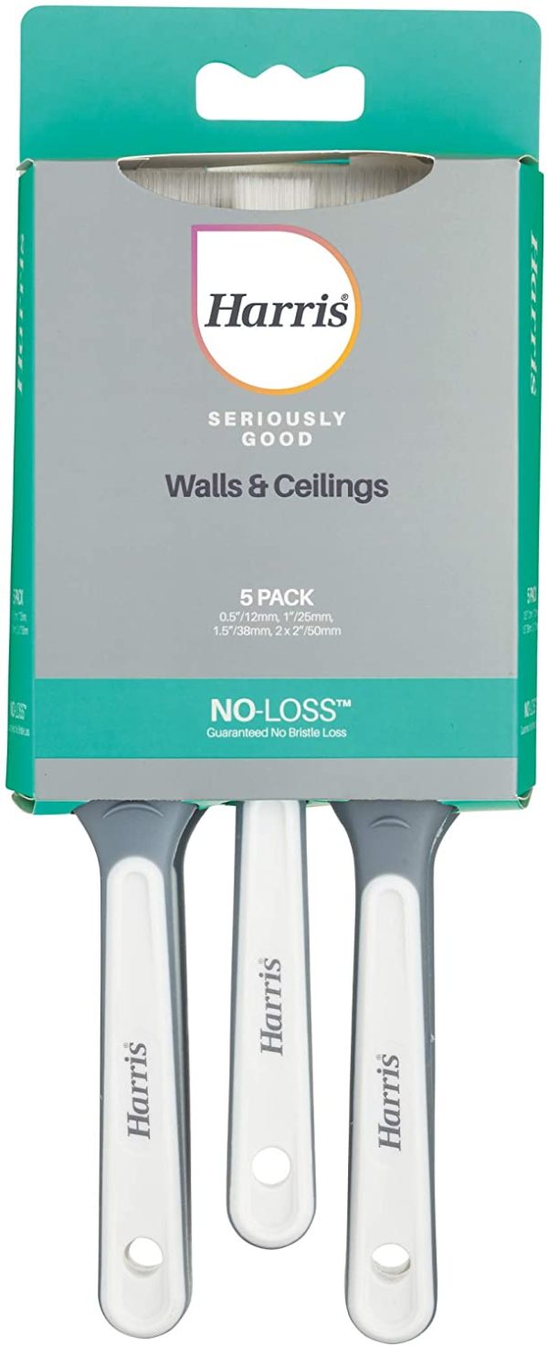 Seriously Good No Loss Paint Brushes for Walls and Ceilings, 5 Brush Pack, 0.5" 1" 1.5" 2" - Image 4