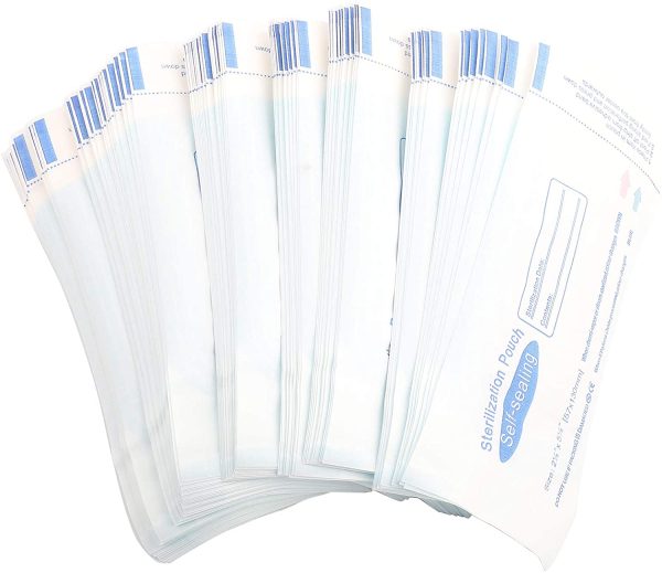 Dental Sterilization Pouch, 200pcs Medical Dental Sterilization Pouch Self-sealing Bag for Cleaning Tools - Image 4