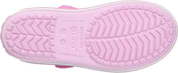 Crocs Unisex Kids Crocband Kids'' Sandal, Ballerina Pink, 4 UK Child