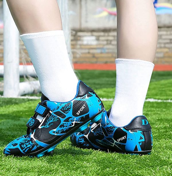 Football Boots Boys Trainers Kids Soccer Athletics Training Shoes Girls Sport Shoes Running Shoes Teenager Outdoor Football Shoes Sneakers for Unisex - Image 4