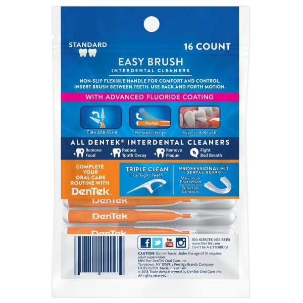 DenTek Easy Brush Interdental Cleaners, Mint, 16 Count - Image 3