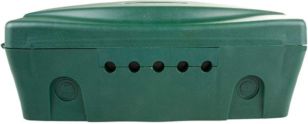 Masterplug Weatherproof Electric Box for Outdoors, 345 x 220 x 126.5 mm, Green - Image 8