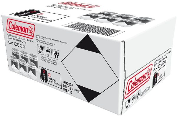 Coleman Extra Value 6 x C500 Gas Cartridge (Pack of 6)