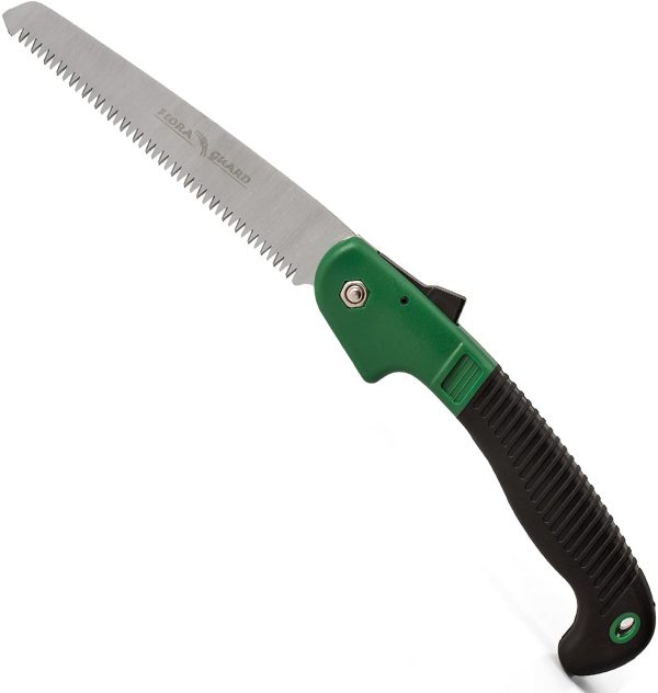 Folding Hand Saw, Camping/Pruning Saw with Rugged 7" Professional Folding Saw(Green) - Image 4