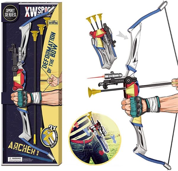 koolbitz Bow and Arrow Set, Arrows Archery with Bow, Outdoor Shooting, Improve Concentration, Made of ABS material, Safe Material, Best Gift for Children - Image 7