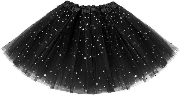 KEREDA Girls Tutu Skirts Sparkle Sequin Princess Dresses 3 Layers Ballet Dance Toddler Baby Tulle Star Costume for Girls 2-8T