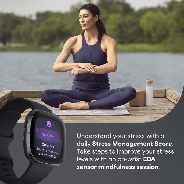 Fitbit Sense Advanced Smartwatch with Tools for Heart Health, Stress Management & Skin Temperature Trends - Image 5