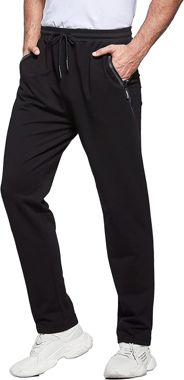 HCSS Mens Joggers with Zip Pockets Elasticated Waist Tracksuit Bottoms Men for Running,Sports,Lounge - Image 6