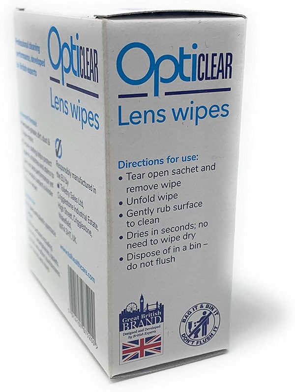 Opticlear Lens Wipes (Pack of 6, Total 156 Wipes) - Image 3