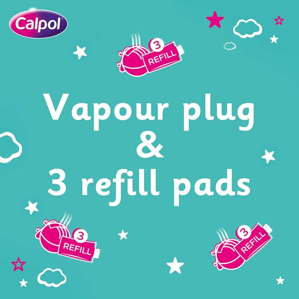 Calpol? Vapour Plug Nightlight Lavender Chamomile 3+ Months, 3 count - Image 4