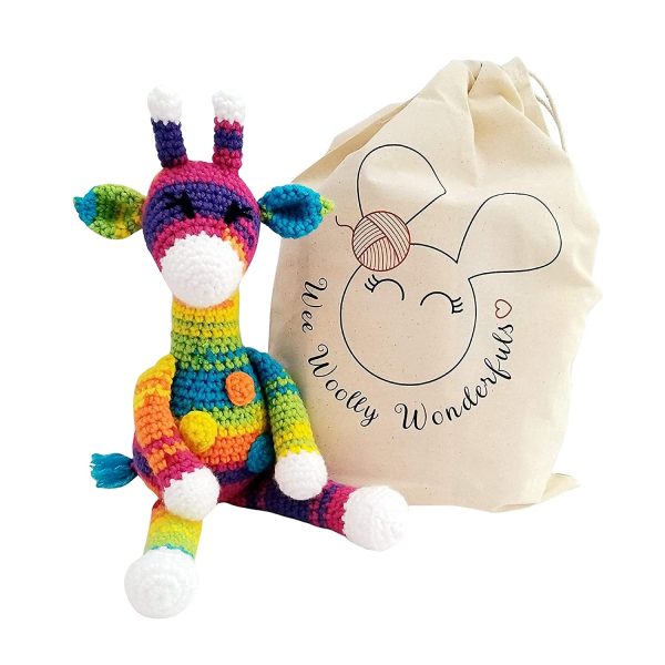 Crochet Kit Sherbet the Rainbow Giraffe - Learn to Crochet Complete Beginner Kit - Image 3