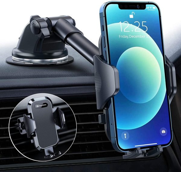 DesertWest [2022 Sturdiest] Car Phone Holder [Strong Suction] Mobile Cell Phone Cradle/Mount for Automobile Dashboard/Windscreen/Air Vent for iPhone 13/12/11 Pro Max X/8/7/6 Samsung Galaxy S22/S21/A12 - Image 6