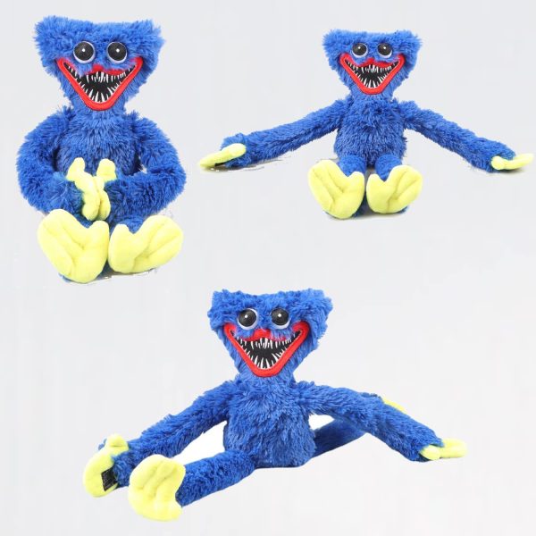 Piucrty Huggy Wuggy Plush Doll Big Bluey Smiling Plushie Toy Cute Smile Friendly Not Scary Nice Blue Plush Figure Smiley Next Day Delivery Good Gift For Girls Boys Girlfriend And Kids - Image 3