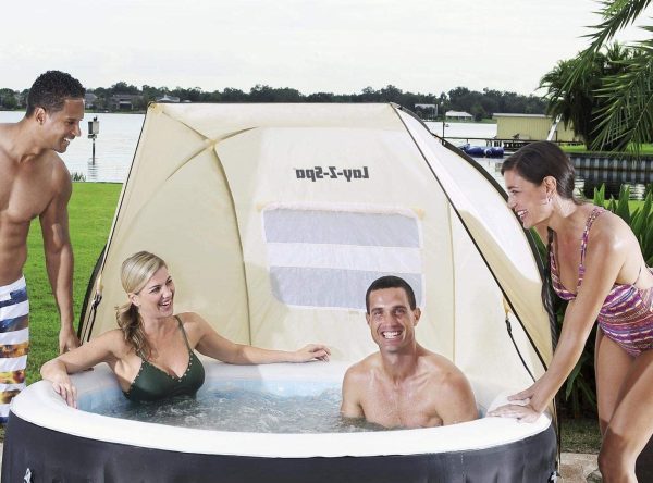 Lay-Z-Spa Canopy Hot Tub, Beige, 12 x 61 x 8 cm - Image 2