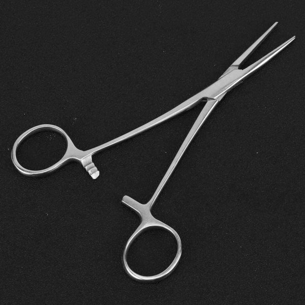 Hemostatic Forceps, Hemostat Jaws, Straight Locking Tweezers Clamp Surgical Pets Supplies Hair Pliers for Hobby Firefighter Pruning - Image 9