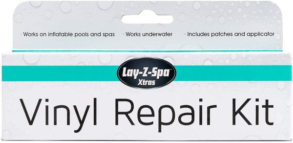 Lay-Z-Spa Vinyl Repair Kit for Hot Tubs, Inflatable Spas and Above Ground Pools (Repair Patches, Glue and Application Tool) - Image 2