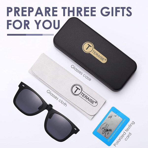 Polarized Clip-On Driving Sunglasses with Flip Up Function-Suitable for Driving Fishing Outdoor Sport - Image 6