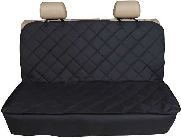 Rhino Automotive? Heavy Duty Premium Quilted Pet Hammock Rear Seat Cover RWQHLF0009