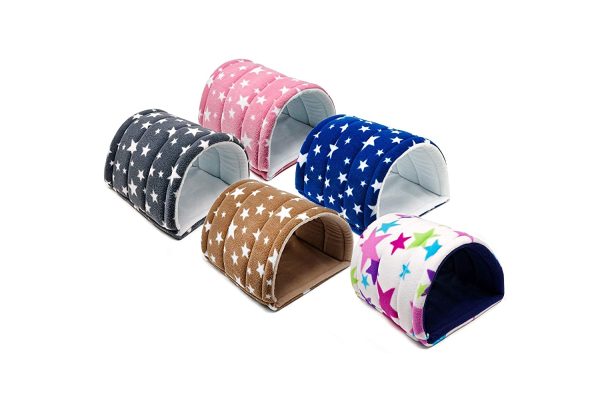 Guinea Pig and small animal fleece tunnel with two WATERPROOF pads made by ATALAS - Image 2