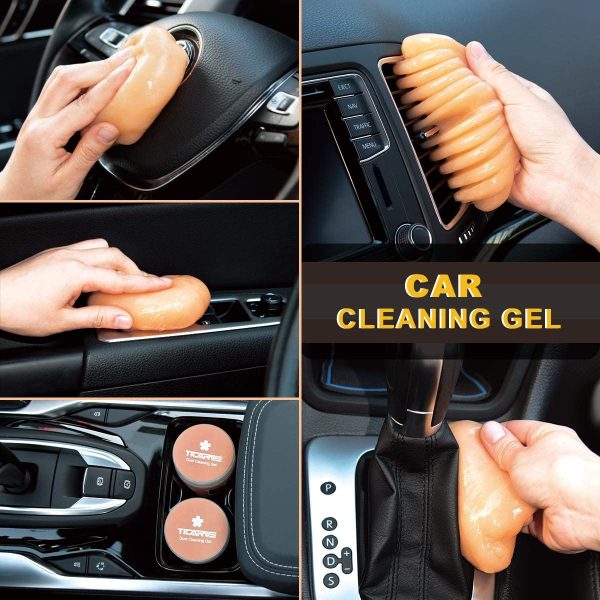 Cleaning Gel for Car Cleaning Putty Auto Detailing Gel Car Interior Cleaner Universal Dust Removal Gel Vent Cleaner Keyboard Cleaner for Laptop - Image 5