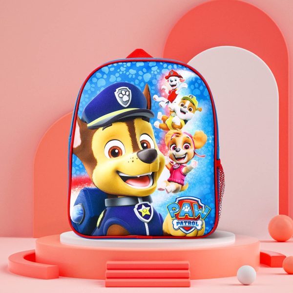 Paw Patrol Kids Childrens Backpack School Rucksack Travel Bag Boys Girls with side mesh pocket - Image 6