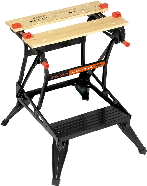 BLACK+DECKER Workmate, Work Bench Tool Stand Saw Horse , Dual Height with Heavy Duty Steel Frame, WM536 - Image 6