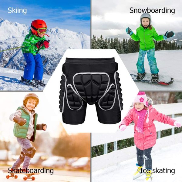 Kuyou Protection Hip 3D Padded Shorts Breathable Lightweight Protective Gear for Ski Skate Snowboard Skating Skiing Volleyball Motorcross Cycling - Image 6