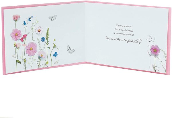 Birthday Card for Her - Friend Birthday Card - Beautiful Floral Design, 535787-0-1 - Image 5