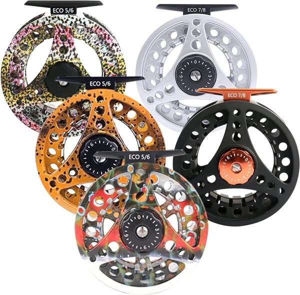 MAXIMUMCATCH Maxcatch ECO Fly Reel Large Arbor with Diecast Aluminum Body Fly Fishing Reel(3/4wt 5/6wt 7/8wt) - Image 7