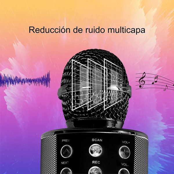 Kissarex Wireless Microphone Karaoke Bluetooth: Pop Handheld Real Tosing Singing Portable Speaker Voice Little Fun Changer Solo Car Girls Mic - Image 8